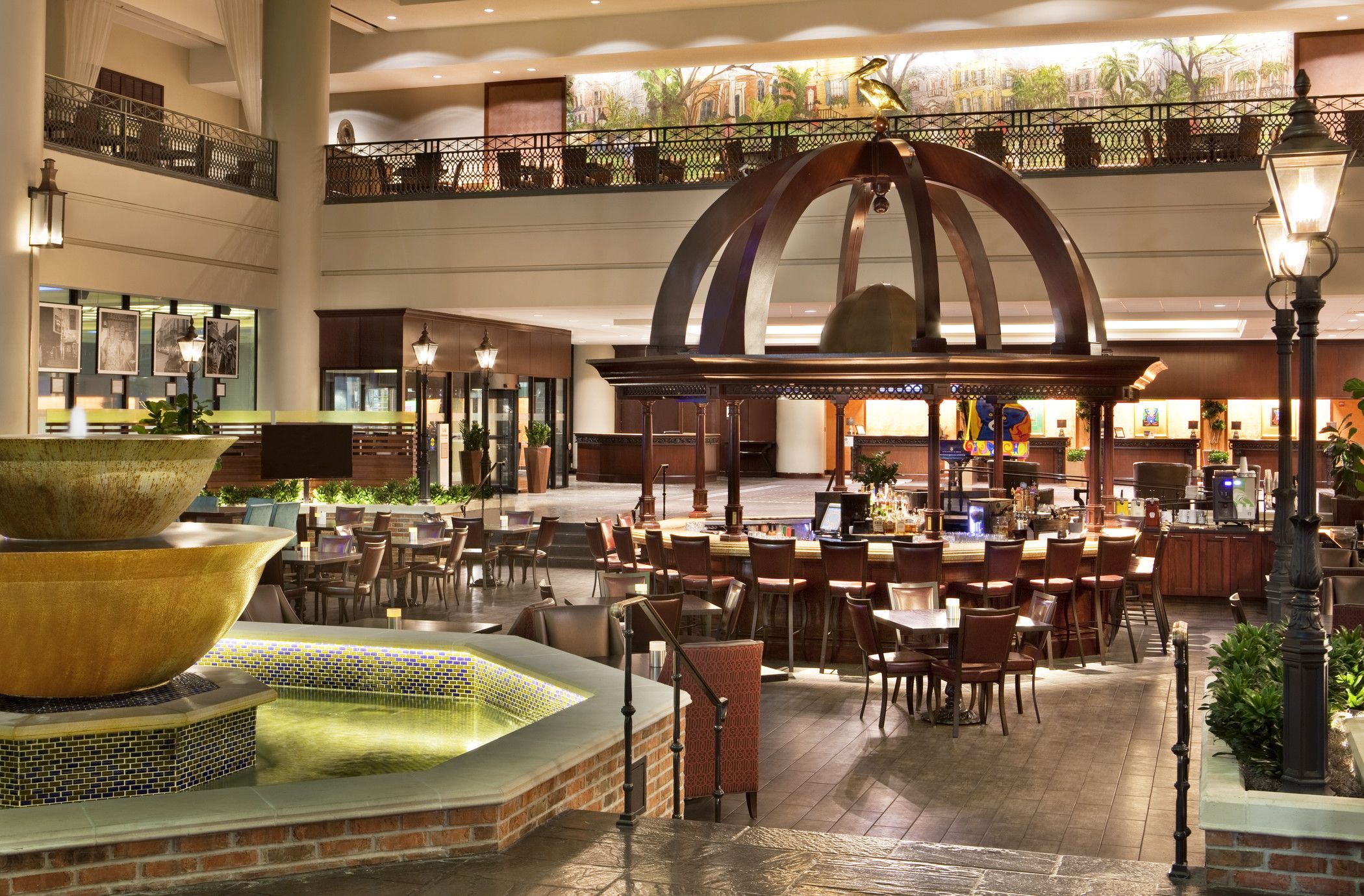 Downtown New Orleans LA Restaurants Sheraton New Orleans Hotel